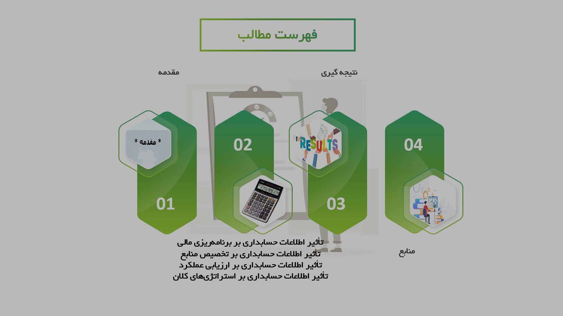 پاورپوینت در مورد تأثیرات مالی حسابداری بر تصمیم‌گیری‌های مدیریت